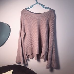 BP Bell Sleeve Sweater in Lilac